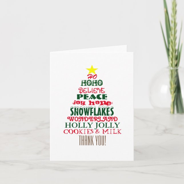 Christmas Thank You Card (Front)