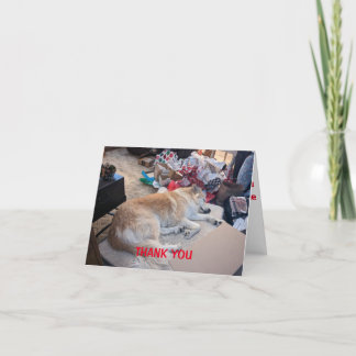 Christmas Thank You Card