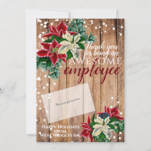Christmas Thank You Employee Gift Card Holder