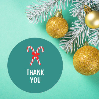 Christmas Thank you sticker
