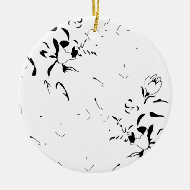 Christmas | Thanksgiving | Family Shirts & Gifts Ceramic Tree Decoration (Front)