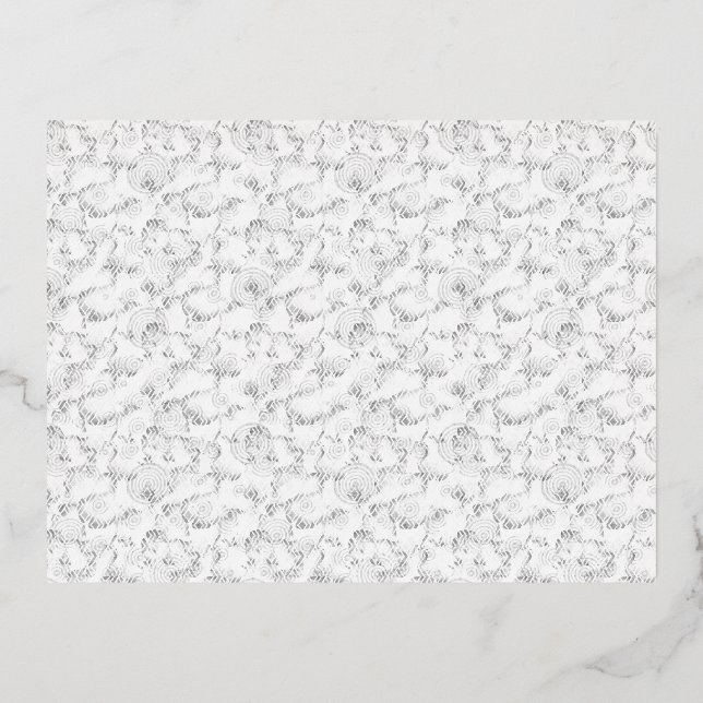 Christmas | Thanksgiving | Family Shirts & Gifts Foil Holiday Postcard (Front)