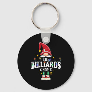 Christmas The Billiards Gnome X-mas Matching Pjs  Key Ring
