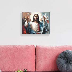 Christmas: The Eternal Embrace of Light Canvas Print