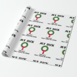 Christmas the gift holiday xmas funny humour wrapping paper<br><div class="desc">Christmas the gift holiday xmas funny humour</div>