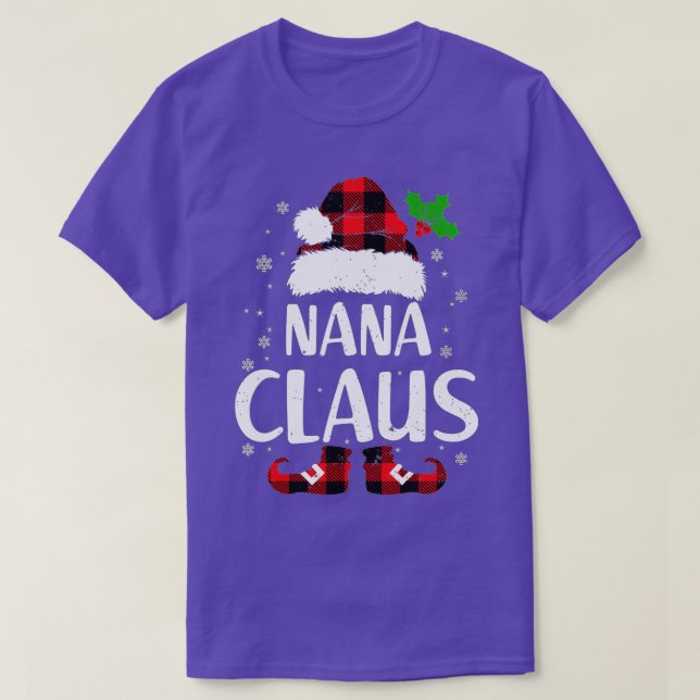Christmas The Nana Claus  T-Shirt (Design Front)