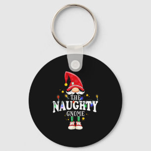 Christmas The Naughty Gnome X-mas Matching Pjs Key Ring