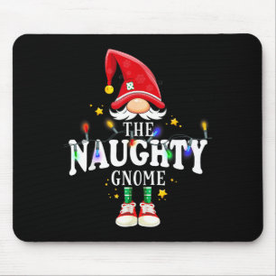 Christmas The Naughty Gnome X-mas Matching Pjs Mouse Mat