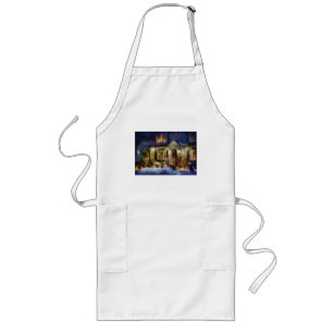 Christmas - The night before Christmas Long Apron