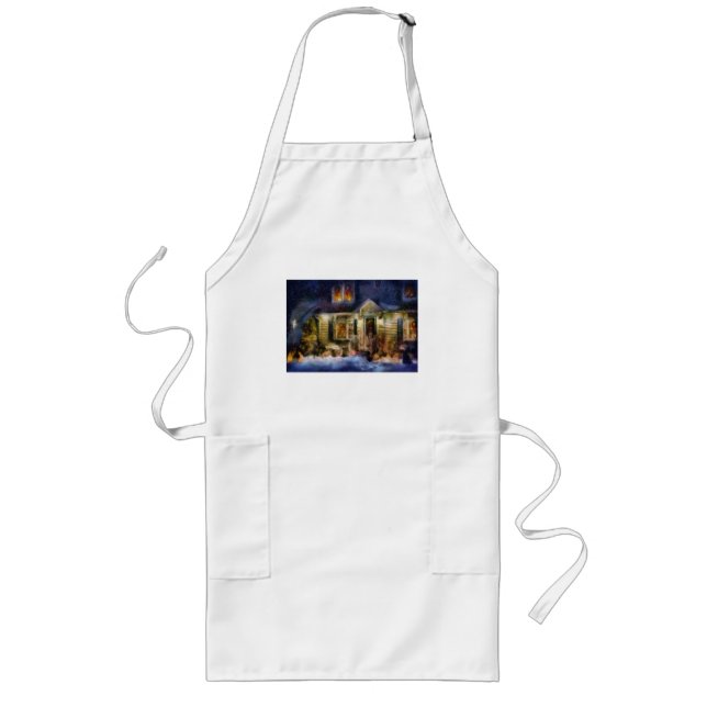 Christmas - The night before Christmas Long Apron (Front)