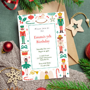 Christmas The Nutcracker Birthday Invitation
