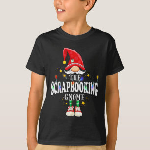 Christmas The Scrapbooking Gnome X-mas Matching Pj T-Shirt