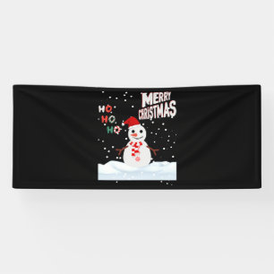Christmas The Snowman 2.5x6 Vinyl Banner