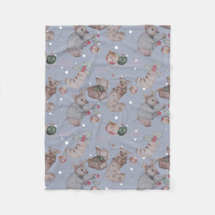 Christmas Theme baby fleece blanket