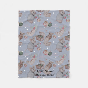 Christmas Theme baby fleece blanket