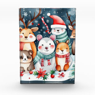 Christmas theme Christmas cute animals Photo Block