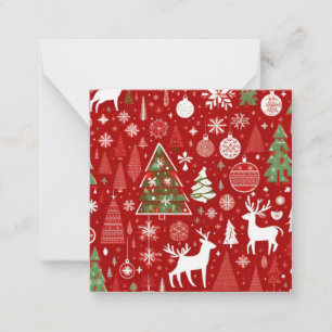 Christmas theme Christmas trees snowflake  Card