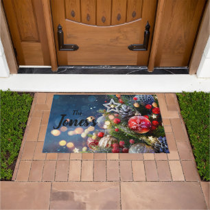 Christmas Theme Custom Door Mat 
