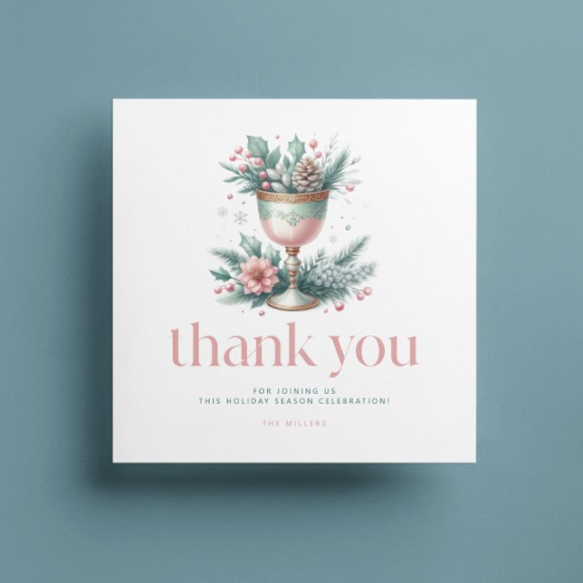 Christmas Theme Fancy Chalice Thank You (Creator Uploaded)