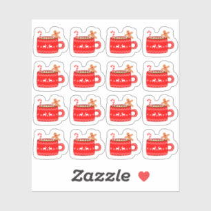 Christmas Theme Hot Chocolate Hot Cocoa Decorative