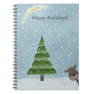 Christmas theme notebook