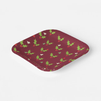 Christmas Theme Paper Plate