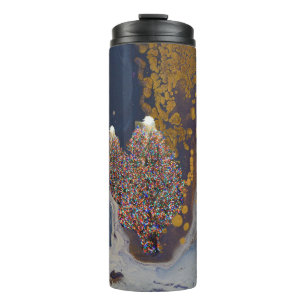 Christmas Theme Thermal Tumbler