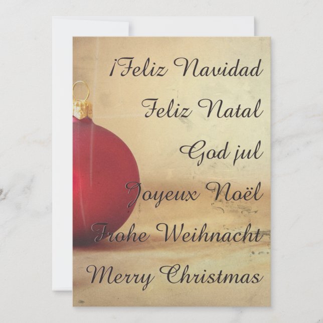 Christmas theme with Christmas ball (Front)