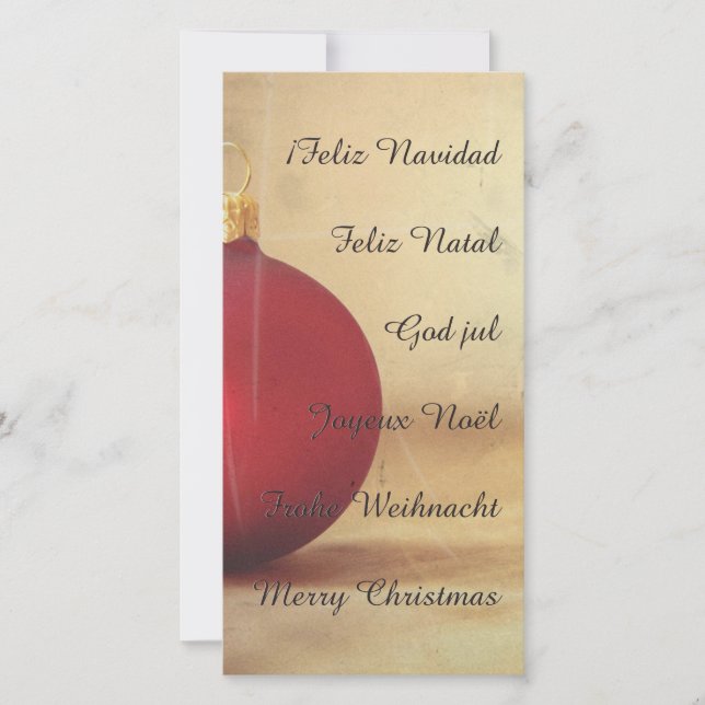 Christmas theme with Christmas ball (Front)