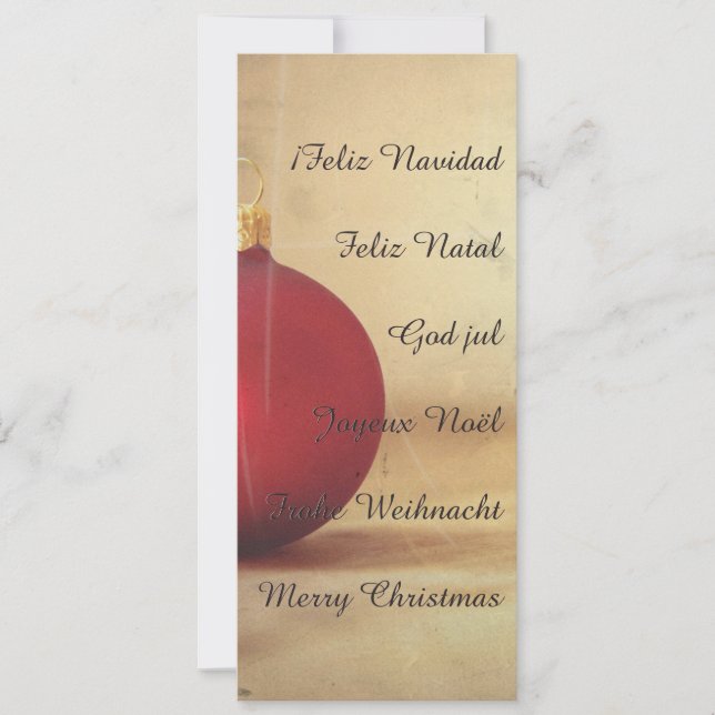 Christmas theme with Christmas ball (Front)