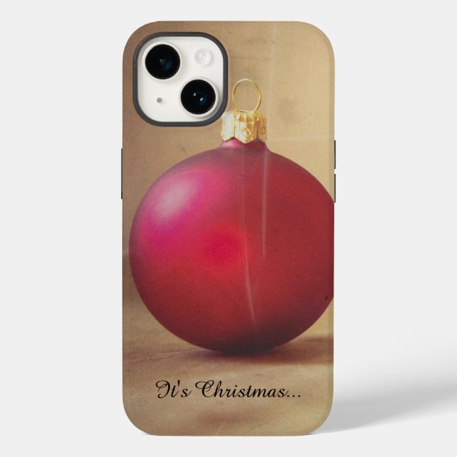 Christmas theme with Christmas ball Case-Mate iPhone Case (Back)