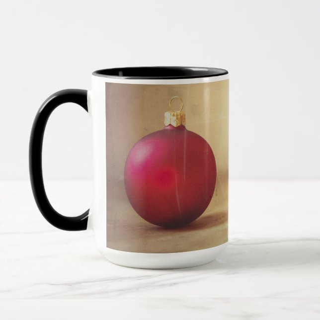 Christmas theme with Christmas ball Mug (Left)