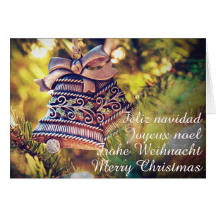 Christmas theme with two bells