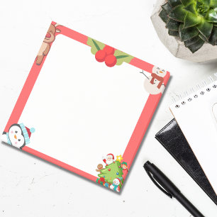 christmas themed cute post-it notes