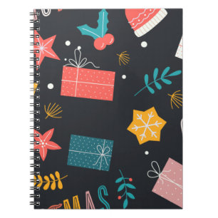Christmas themed fesive Season Gift Cute Notebook
