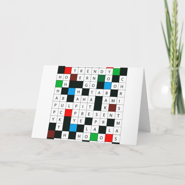 Christmas themed Greeting Card (Front)