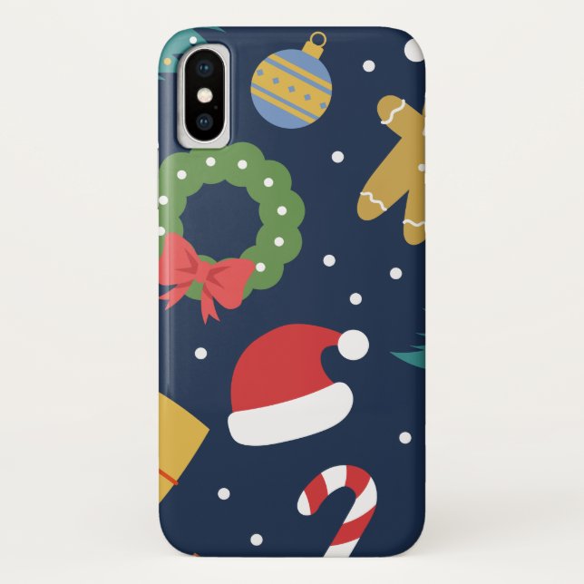 Christmas Themed Iphone Case (Back)