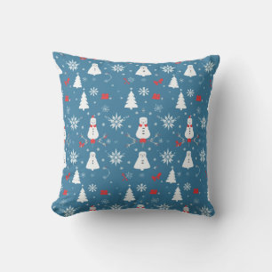 Christmas-themed pattern cushion