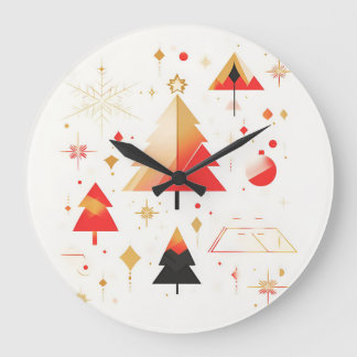 Christmas-themed watch large clock