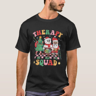 Christmas Therapy Squad SLP OT PT Therapy Team San T-Shirt