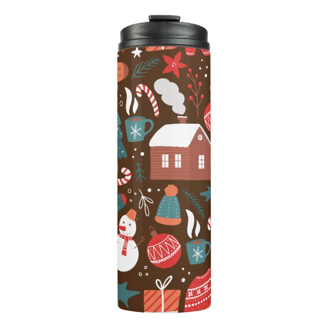 Christmas  thermal tumbler (Front)