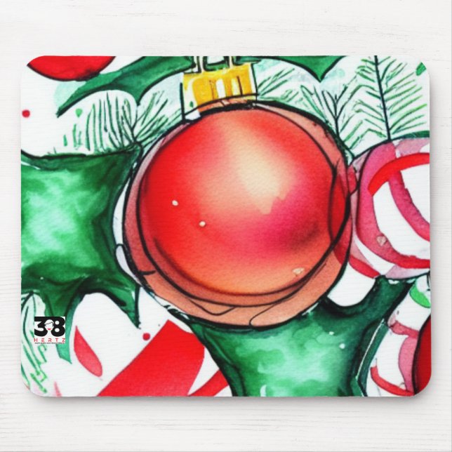 Christmas Things Mouse Mat (Front)