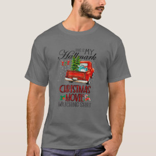 Christmas This Is My Hallmärks Movie Watching Men T-Shirt