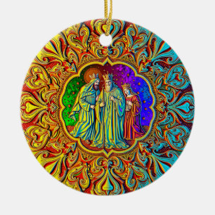 CHRISTMAS ~ Three Kings ~  Ceramic Tree Decoration