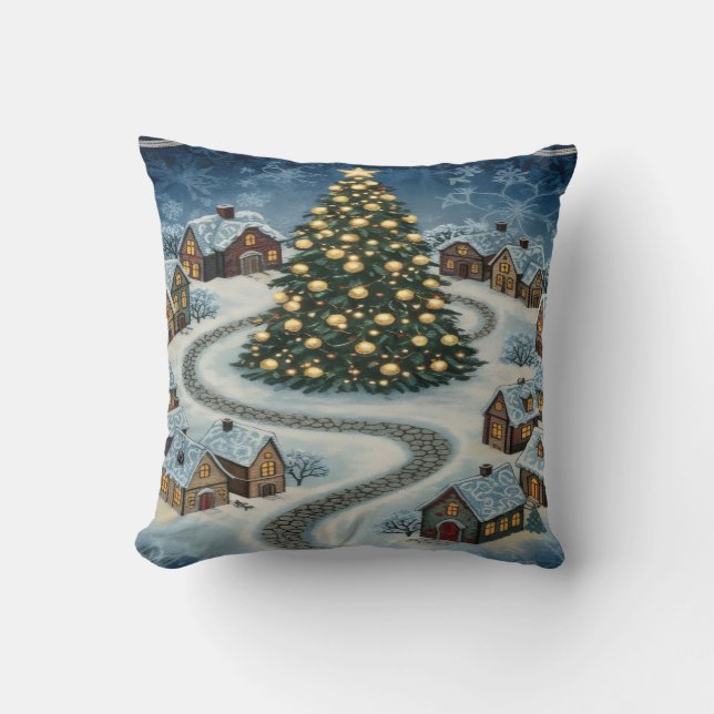 Christmas Throw Pillow (Front)