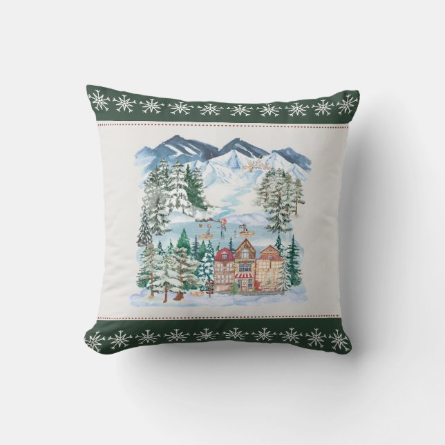 Christmas Throw Pillow (Front)