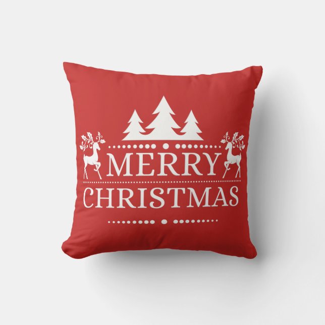 Christmas Throw Pillow (Front)