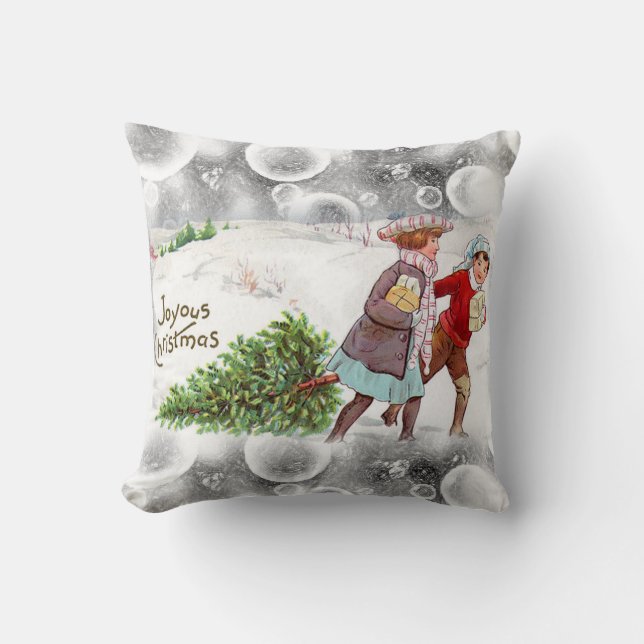 Christmas Throw Pillow (Front)