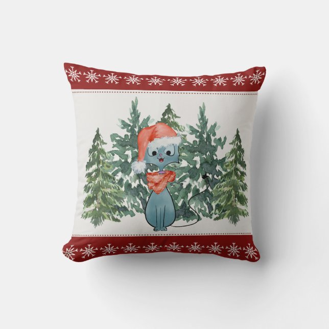 Christmas Throw Pillow (Front)