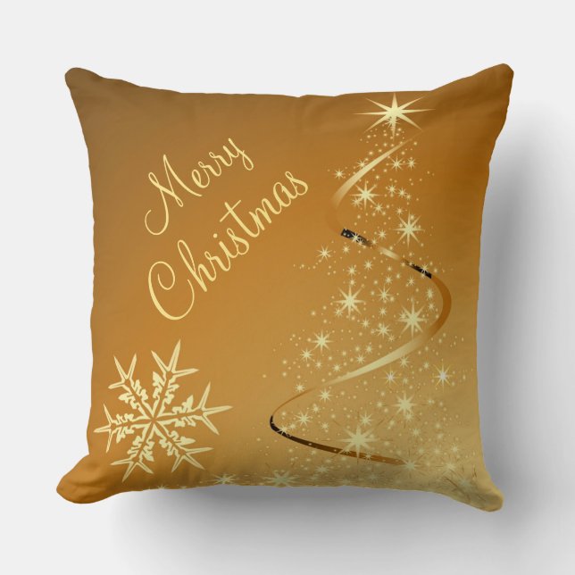 Christmas Throw Pillow/Christmas Tree Cushion (Front)